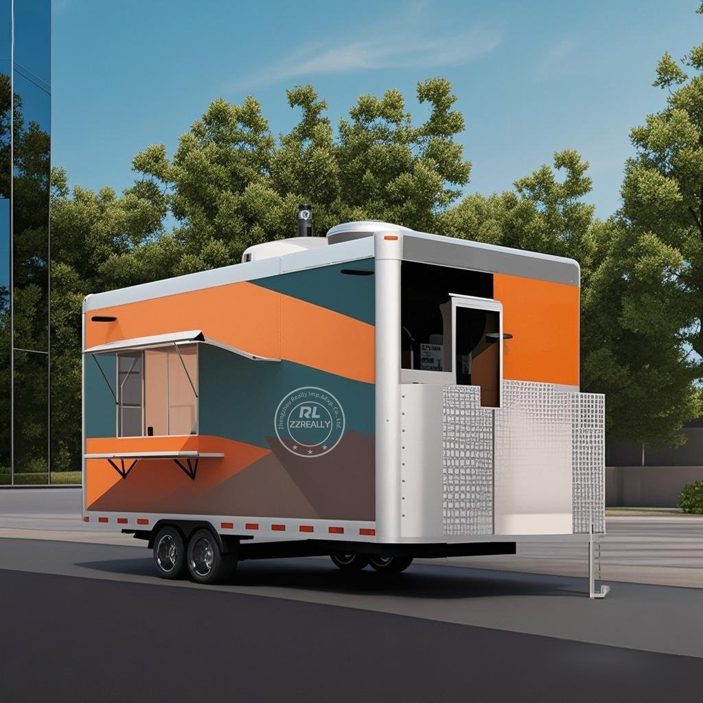 Coffee Van Equipment - وجبة خفيفة شاحنة الوجبات السريعة المطبخ