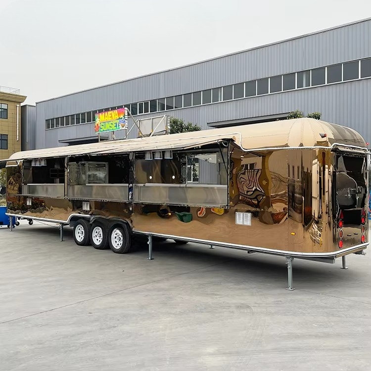 عربة طعام متنقلة مخصصة من YG م - مراجعة Coffee Van Equipment وسعره
