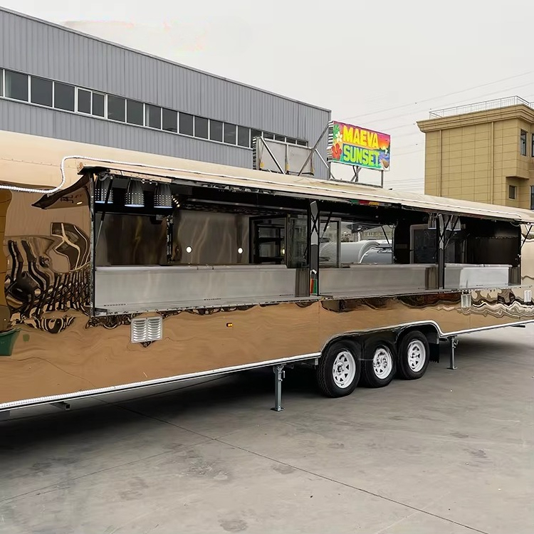 عربة طعام متنقلة مخصصة من YG م - مراجعة Coffee Van Equipment وسعره