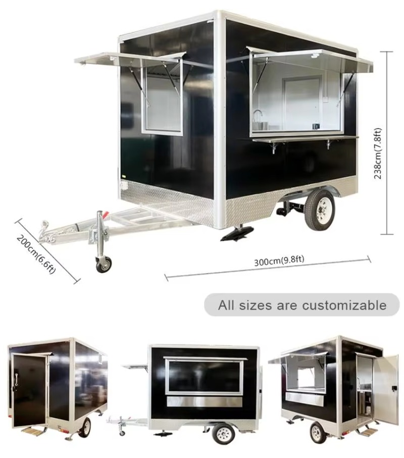 عربة طعام متنقلة للبيتزا والقه - مراجعة Coffee Van Equipment وسعره