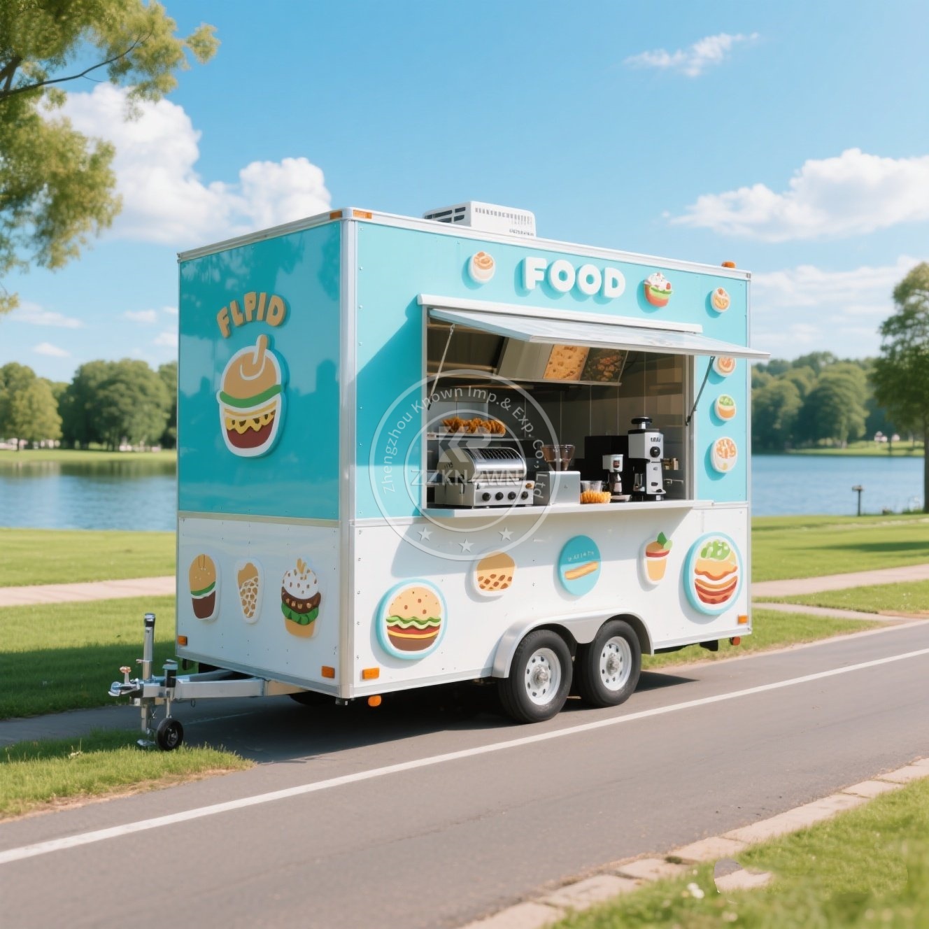 الغذاء مقطورة شاحنة الآيس كريم - مراجعة Coffee Van Equipment وسعره