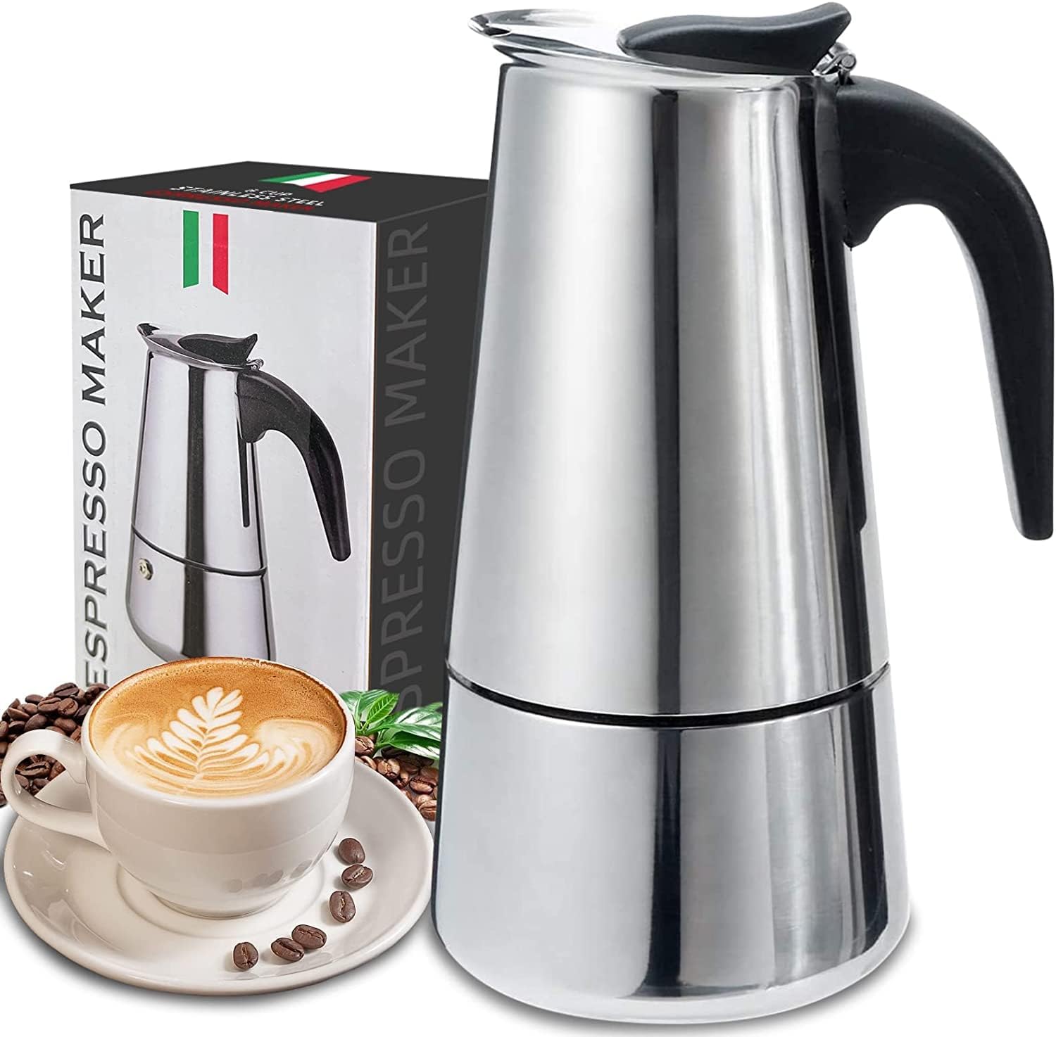 4/أكواب-ماكينة صنع قهوة موكا - مراجعة Coffee Equipment Wholesale وسعره