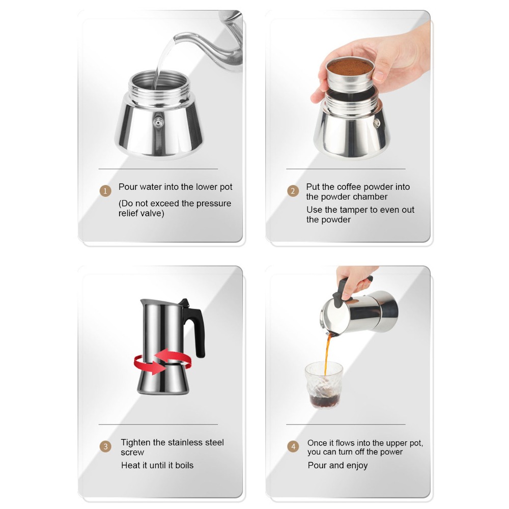 وعاء موكا من الفولاذ المقاوم ل - مراجعة Coffee Equipment Wholesale وسعره