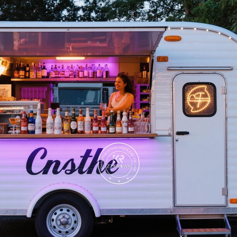 عربة طعام متنقلة بمعايير تجاري - مراجعة Coffee Van Equipment وسعره