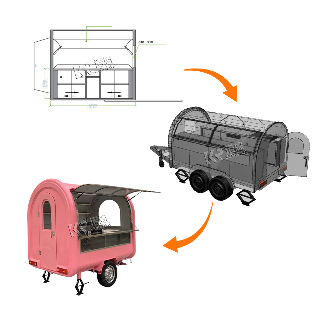 الشارع التجاري امتياز الغذاء م - مراجعة Coffee Van Equipment وسعره